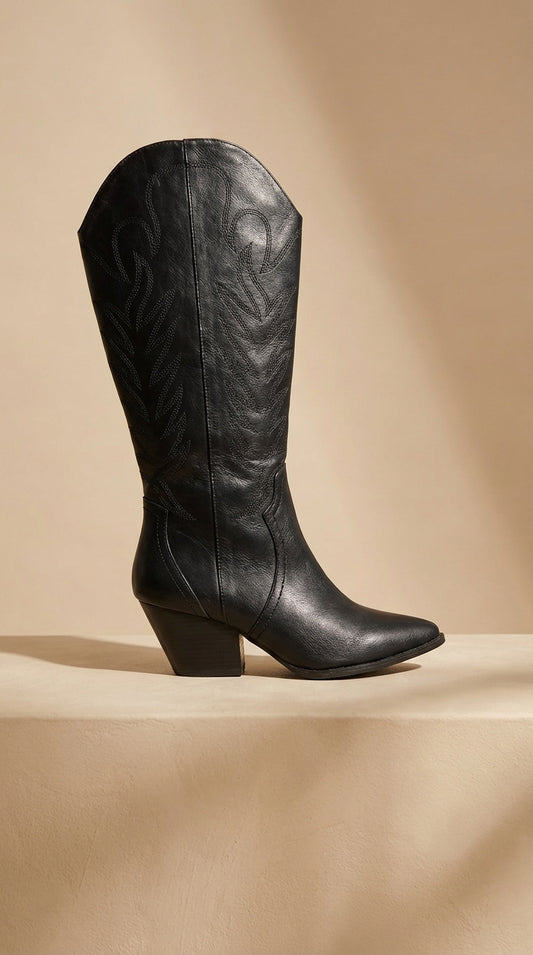 Bronco Western Knee High Boots