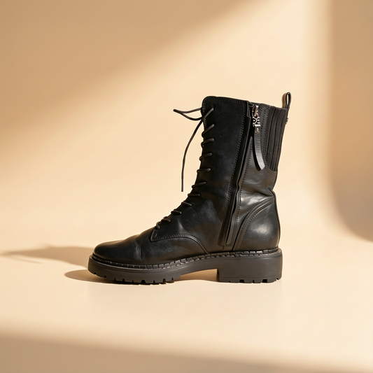 Steve Madden Lace-up ankle boots - black