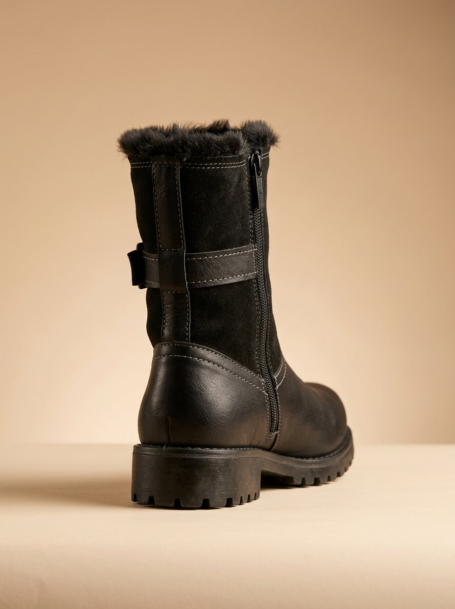 Hunter Canna mid boots in black