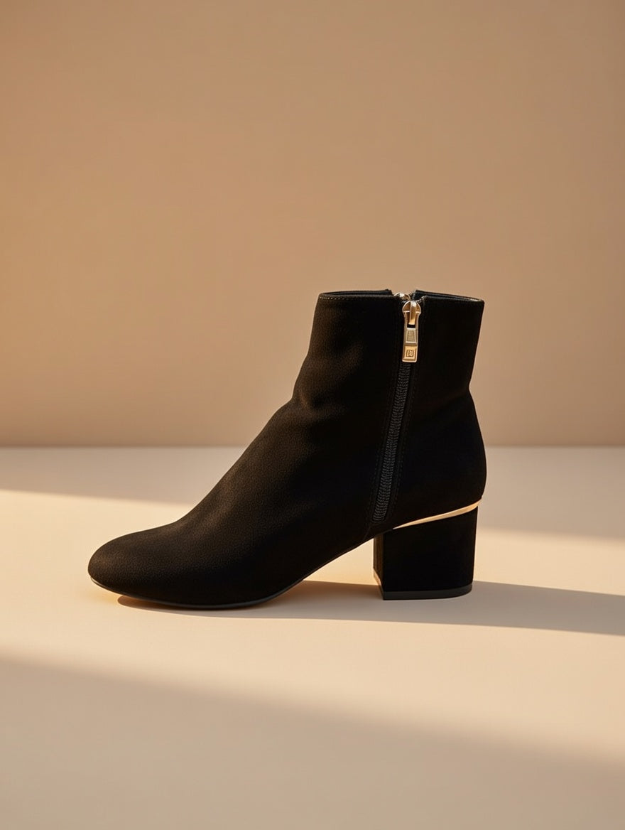 DKNY womens Kylah Heeled Bootie With Side ZippersFashion Boot