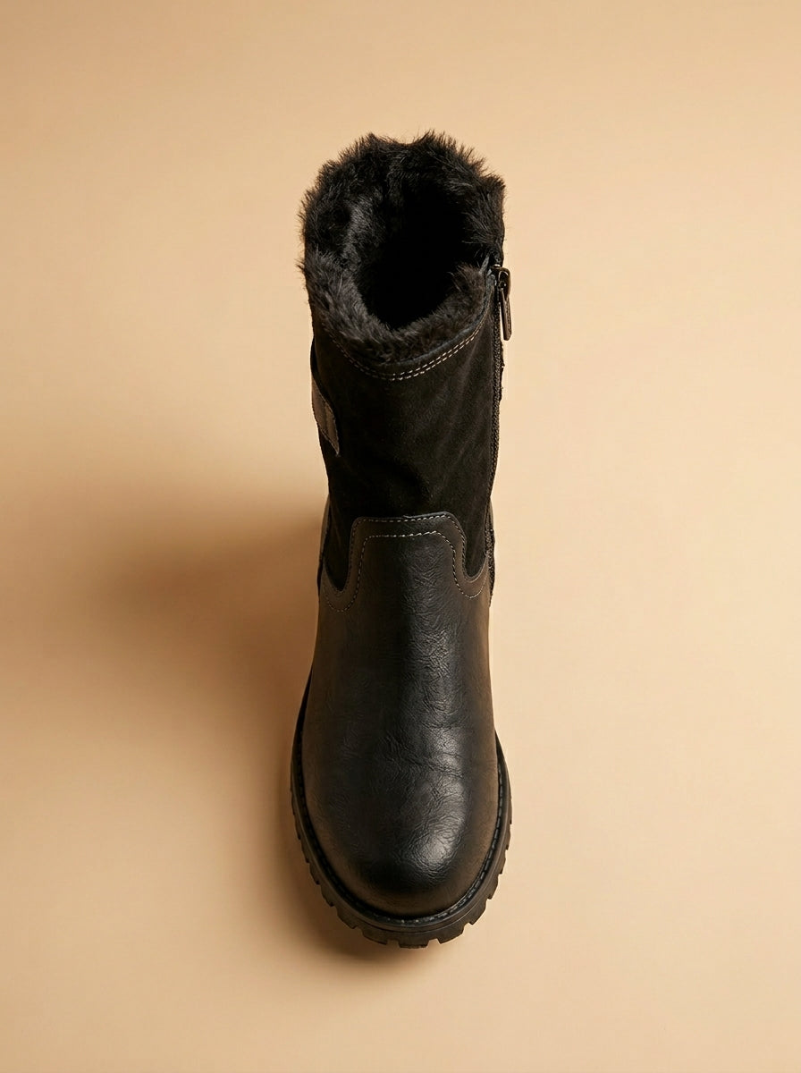 Hunter Canna mid boots in black