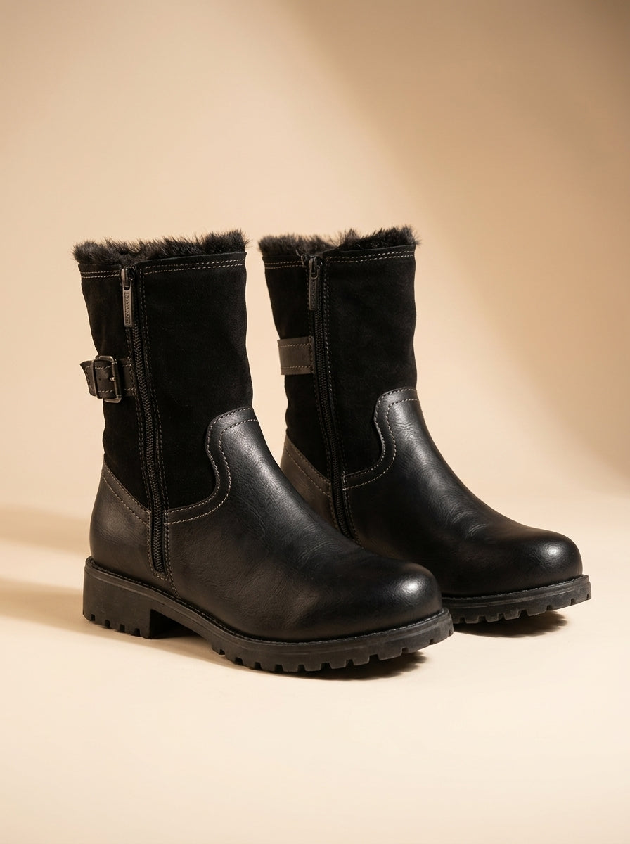Hunter Canna mid boots in black
