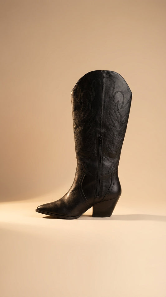Bronco Western Knee High Boots