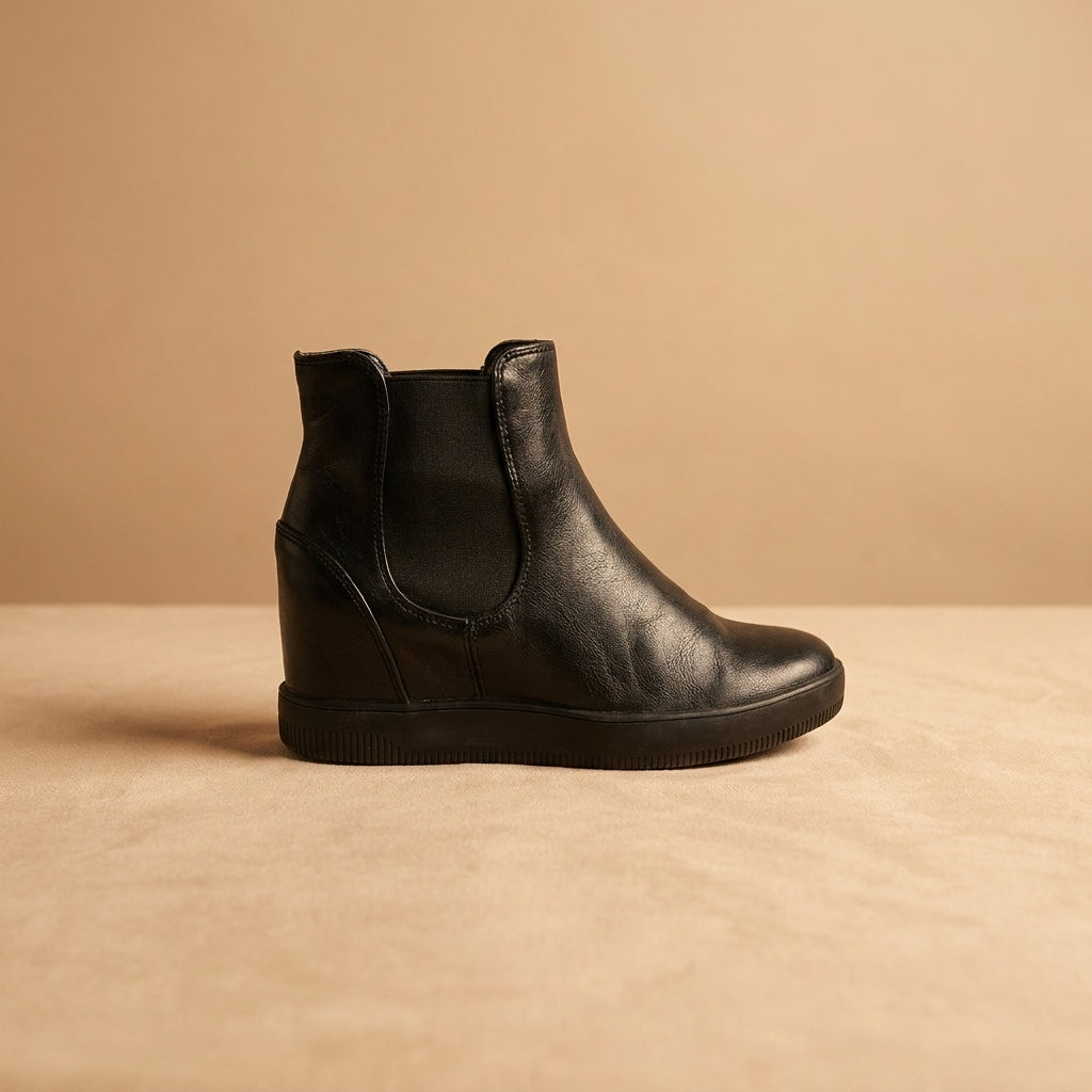 black Jenny Fairy ankle boots