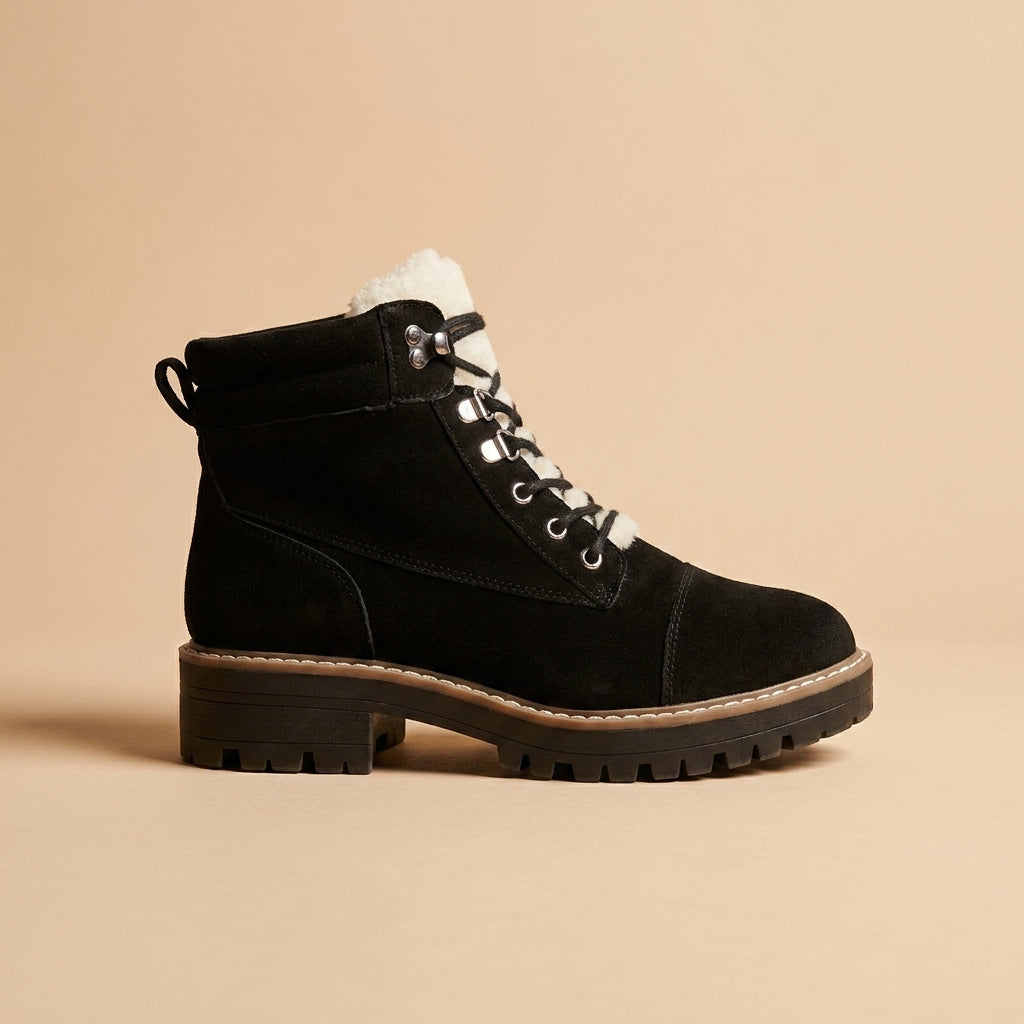 Time And True Black Boots Memory Foam