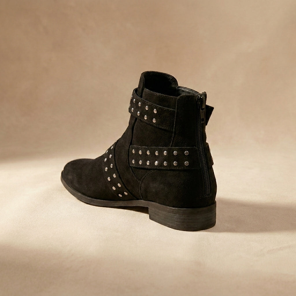 Pier One black suede ankle boots