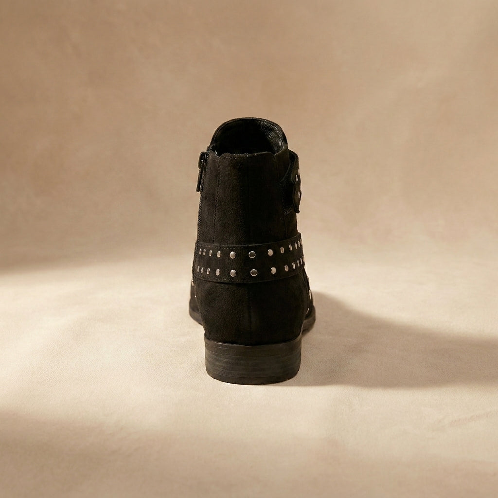 Pier One black suede ankle boots
