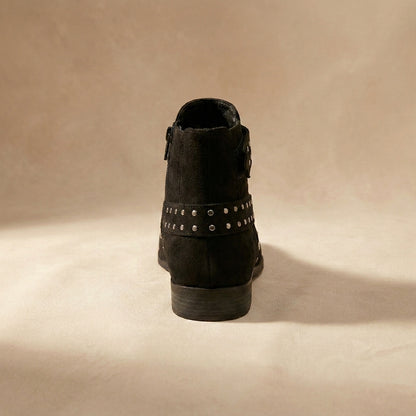 Pier One black suede ankle boots