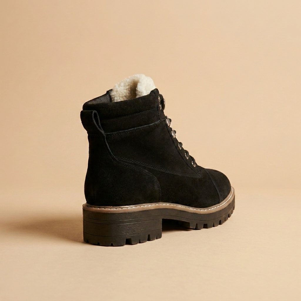 Time And True Black Boots Memory Foam