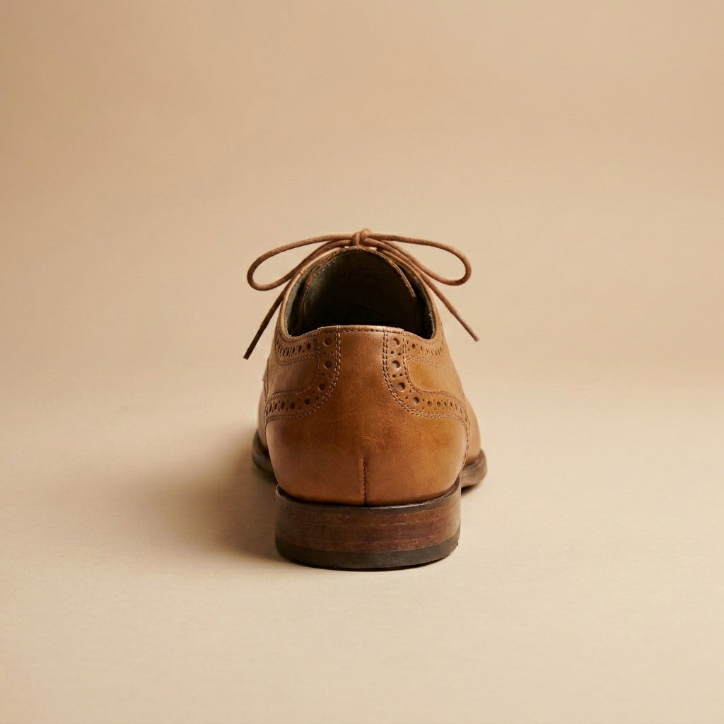 Joseph Abboud tan leather shoes