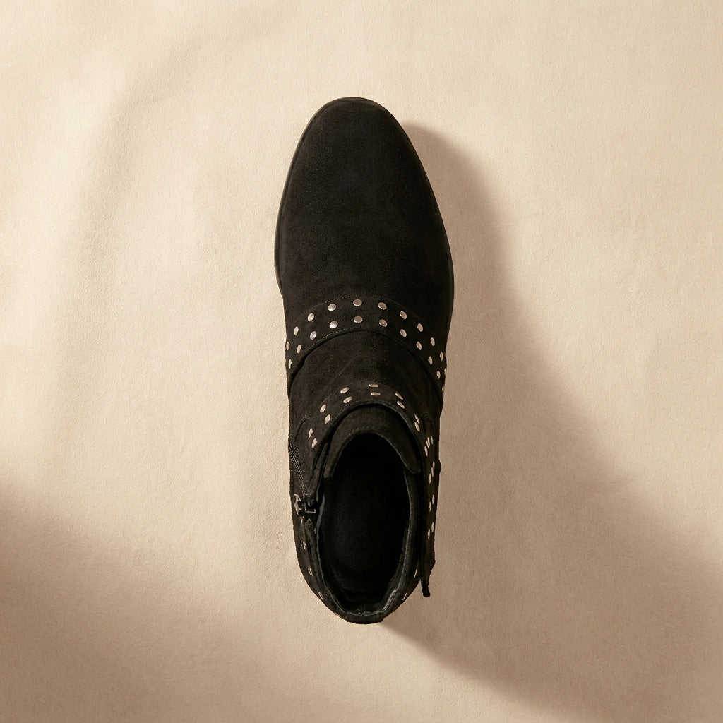 Pier One black suede ankle boots