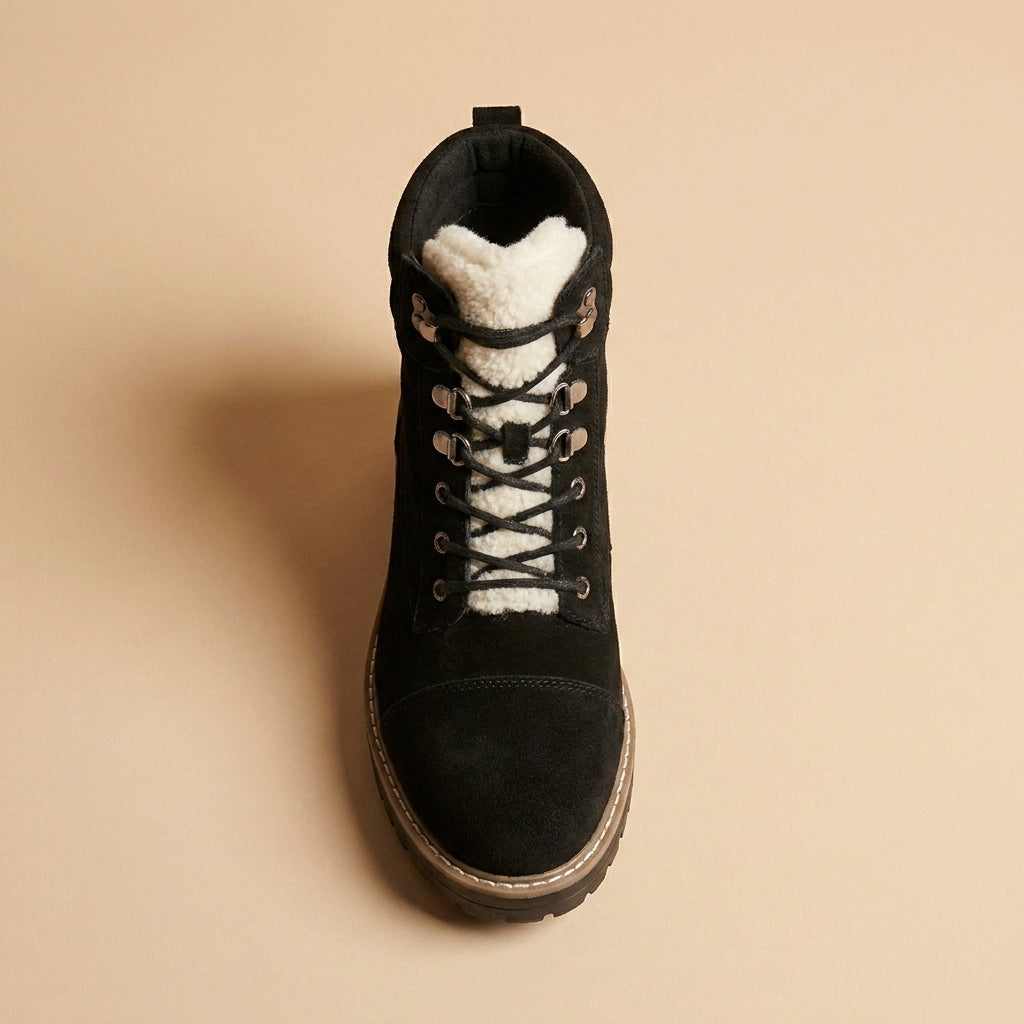 Time And True Black Boots Memory Foam