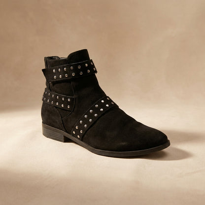 Pier One black suede ankle boots