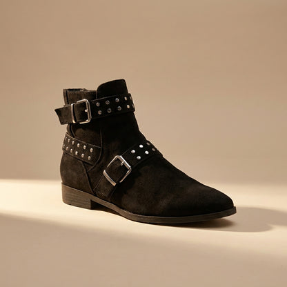 Pier One black suede ankle boots