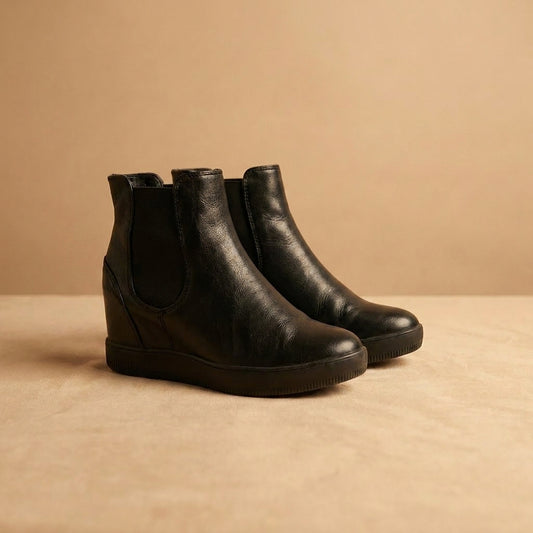 black Jenny Fairy ankle boots