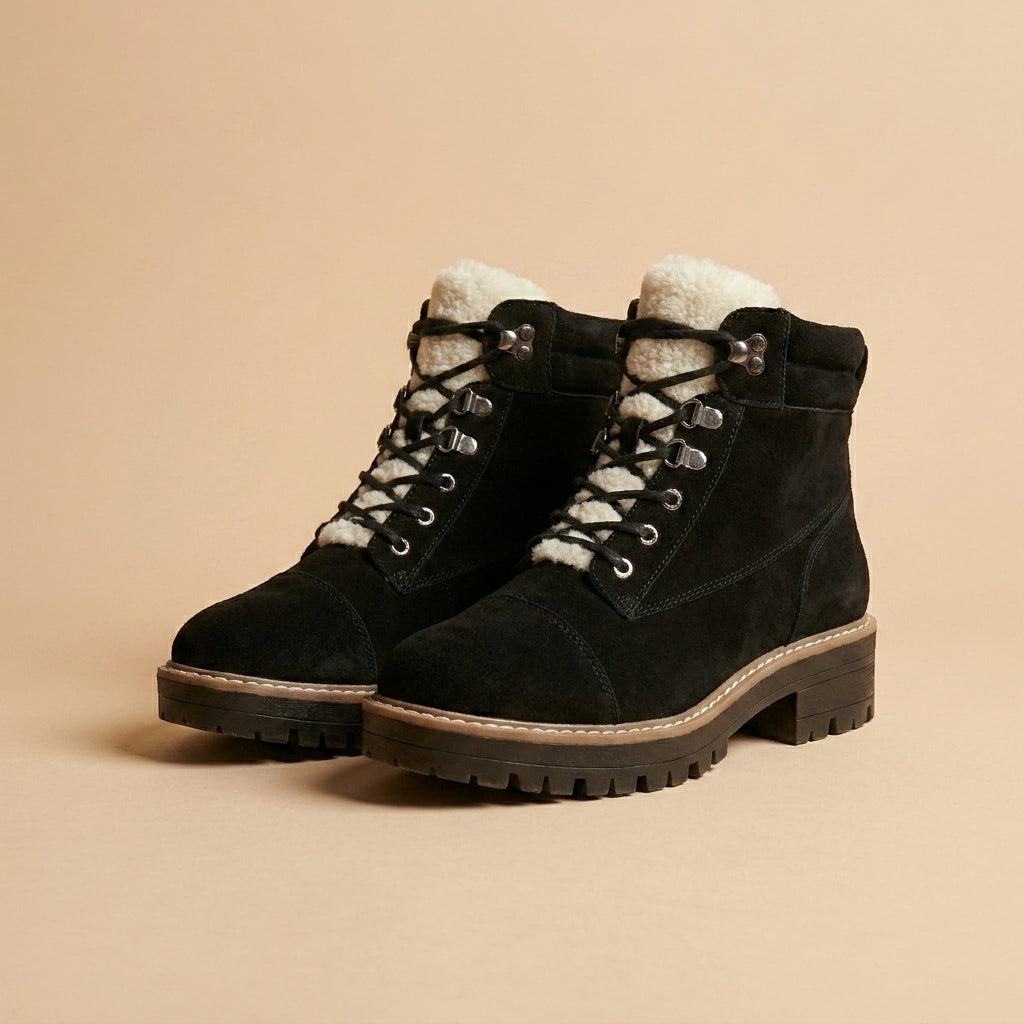 Time And True Black Boots Memory Foam